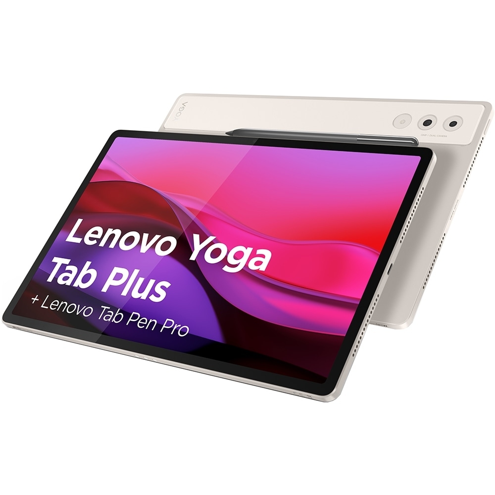 LENOVO Yoga Tab Plus, 12.7', 256GB, 16GB RAM, Wi-Fi, Seashell + Lenovo Tab Pen Pro