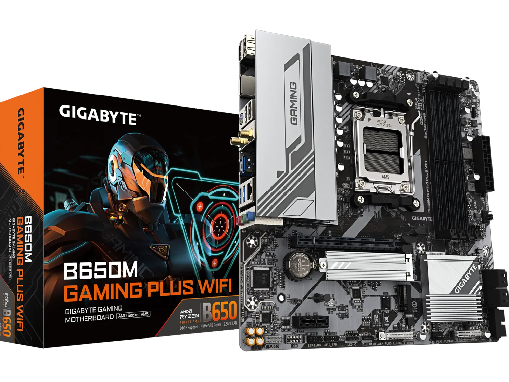 MB AM5 Gigabyte B650M GAMING PLUS WIFI  mATX Micro-ATX Socket: