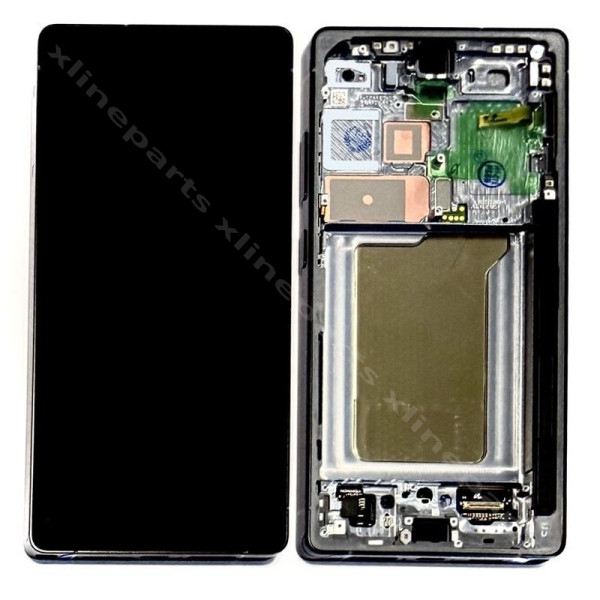 LCD SAMSUNG S25 ULTRA / S938 BLACK JET WITH FRAME ORIGINAL (SERVICE PACK)