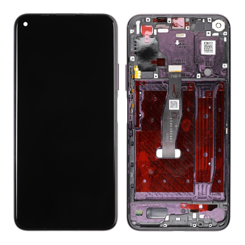 LCD HUAWEI HONOR 20 PRO BLACK WITH FRAME Original (Service packing)