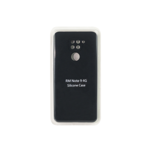 Накладка Full Silicone Case XIAOMI Redmi Note 9 /10X (03 / Black)