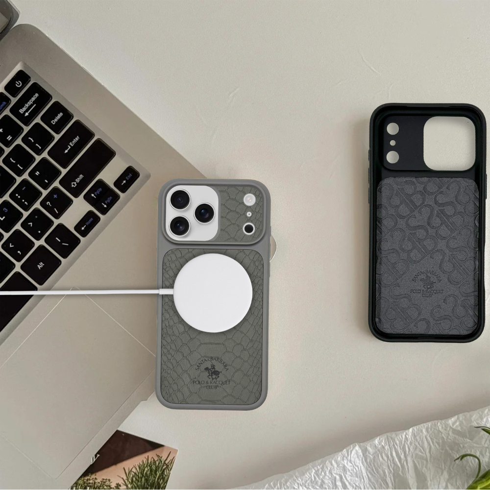 Накладка Polo Knight MagSafe iPhone 17 Pro Max (Gray)