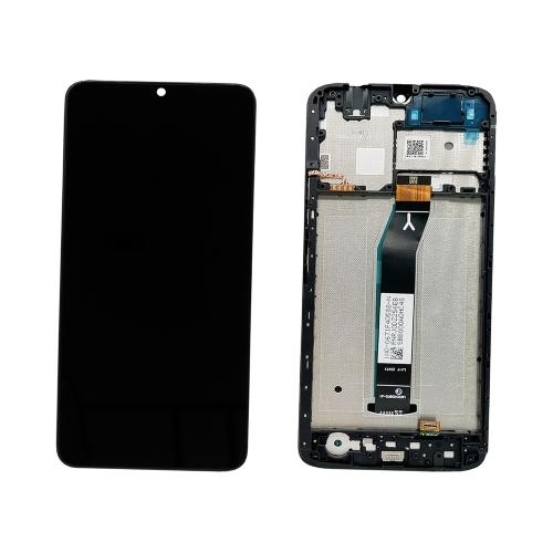 LCD XIAOMI REDMI A3 / POCO C61 4G BLACK WITH FRAME (SERVICE PACK) ORIGINAL