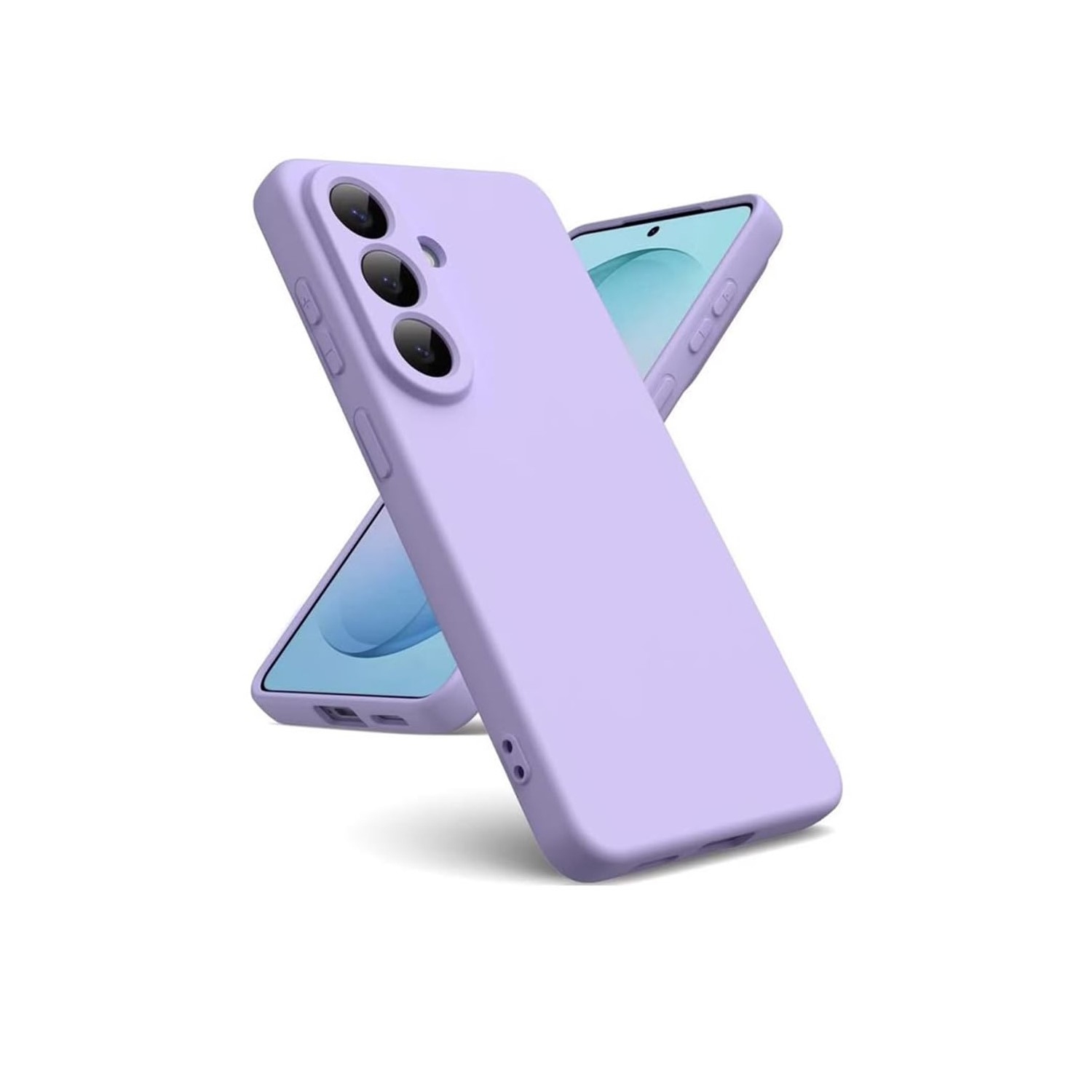 Samsung A35 Liquid Silicone Color (Purple)
