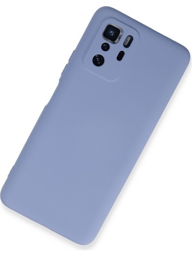 Husa p/u Xiaomi Redmi Note 10 Pro China Version/Poco X3 GT Solid Color Silicone (Purple)