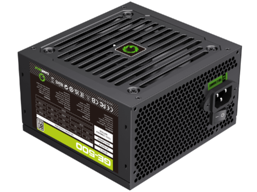 Power Supply ATX 500W GAMEMAX GE-500, 80+, Active PFC, 120mm fan
