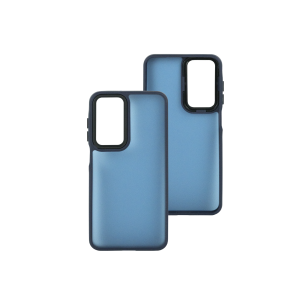 Накладка Luxury Metal Lens SAMSUNG A16 (Синий)