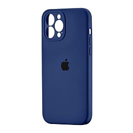 Чехол Silicone Case Copy Apple iPhone 12 Square (Navy Blue, 27)
